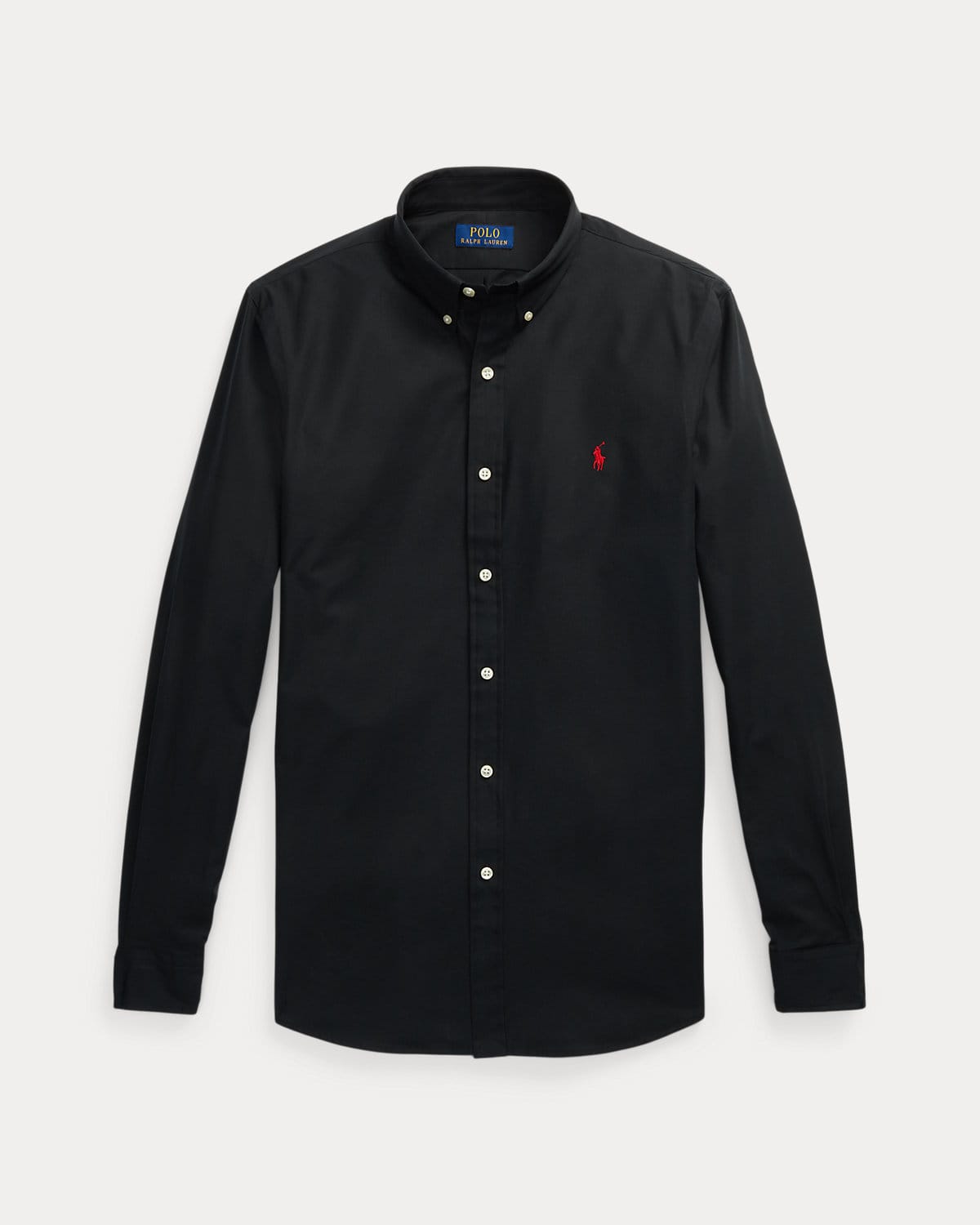 RL Poplin Black Shirt
