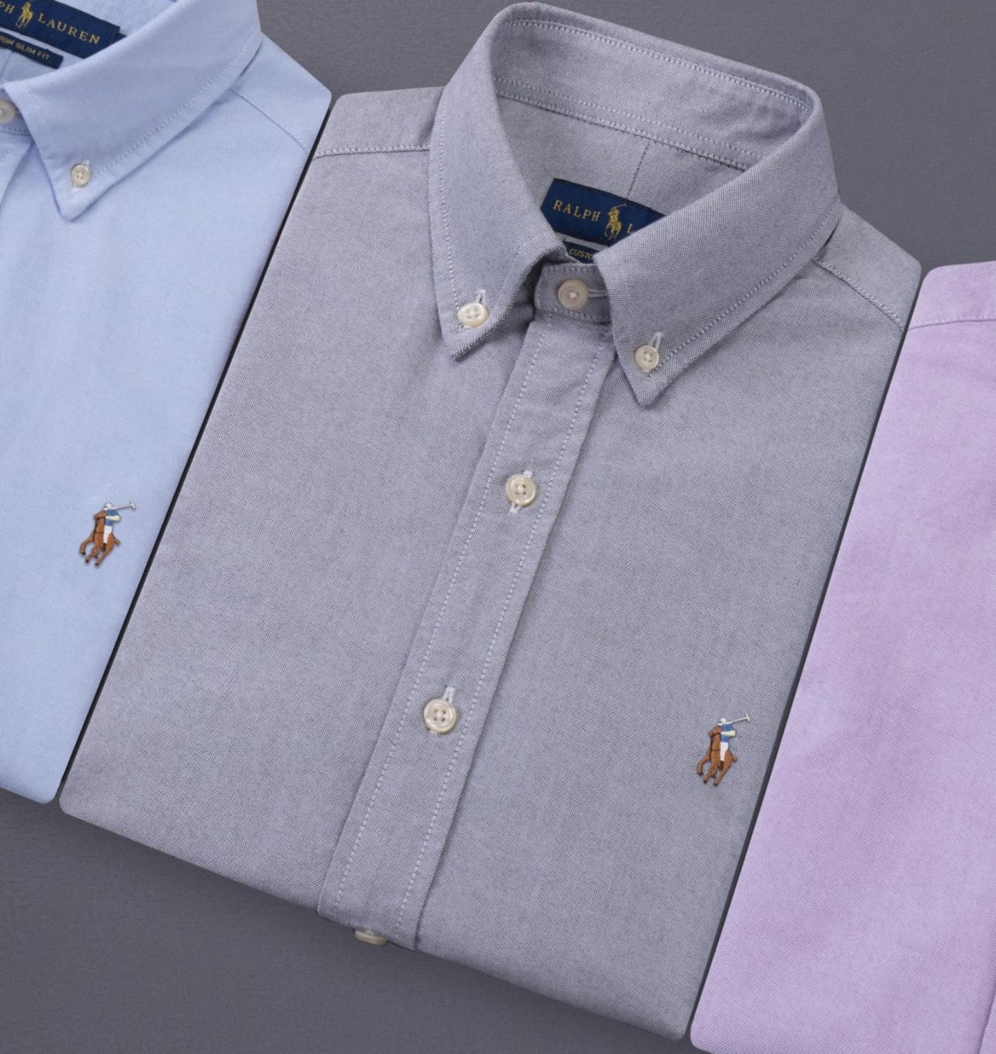 RL Grey Oxford Shirt