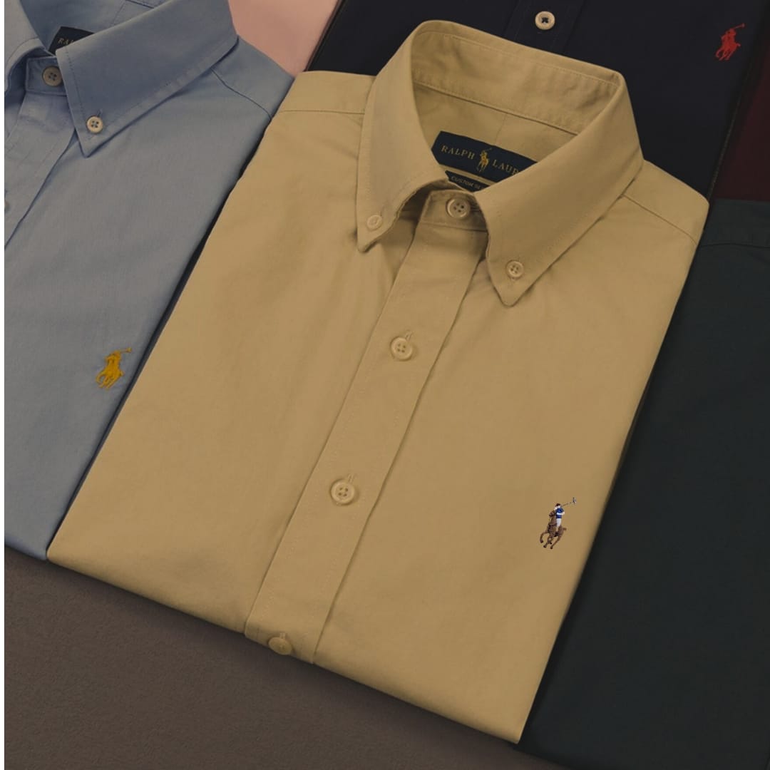 RL Tan Oxford Shirt