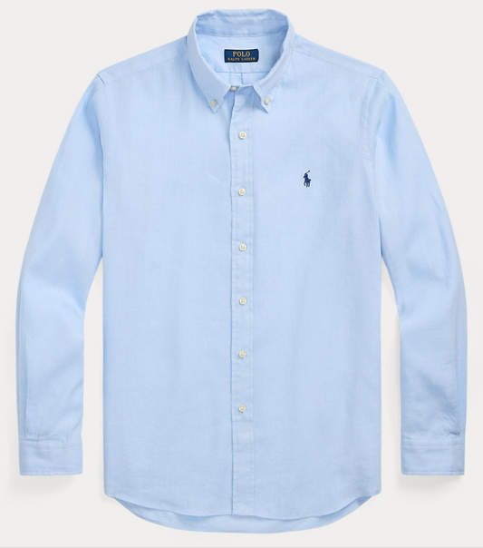 RL Sky Blue LINEN Shirt