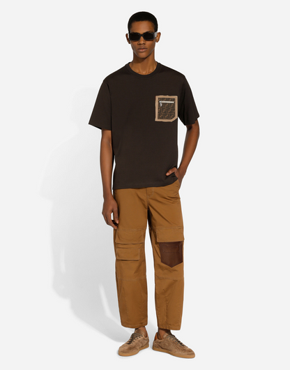 Fendi Pocket T-shirt Brown
