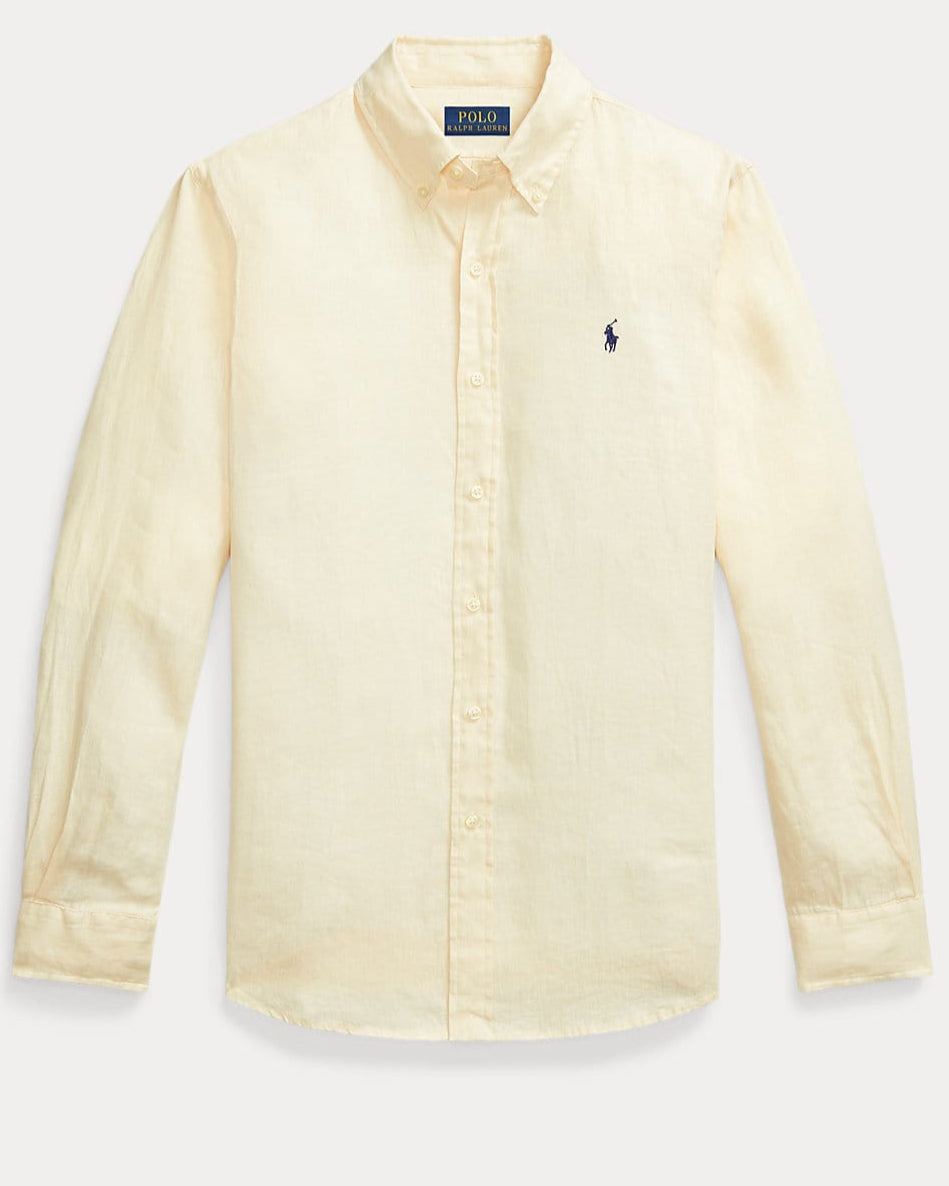 RL Lemon Yellow LINEN Shirt
