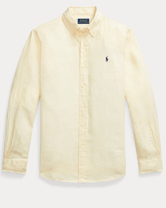 RL Lemon Yellow LINEN Shirt