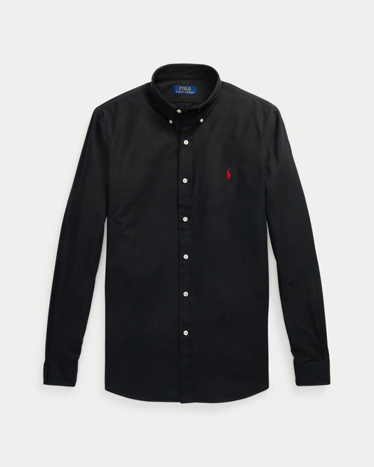 RL Poplin Black Shirt