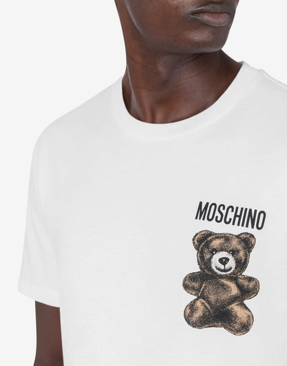 Moschino White Small Teddy Tshirt