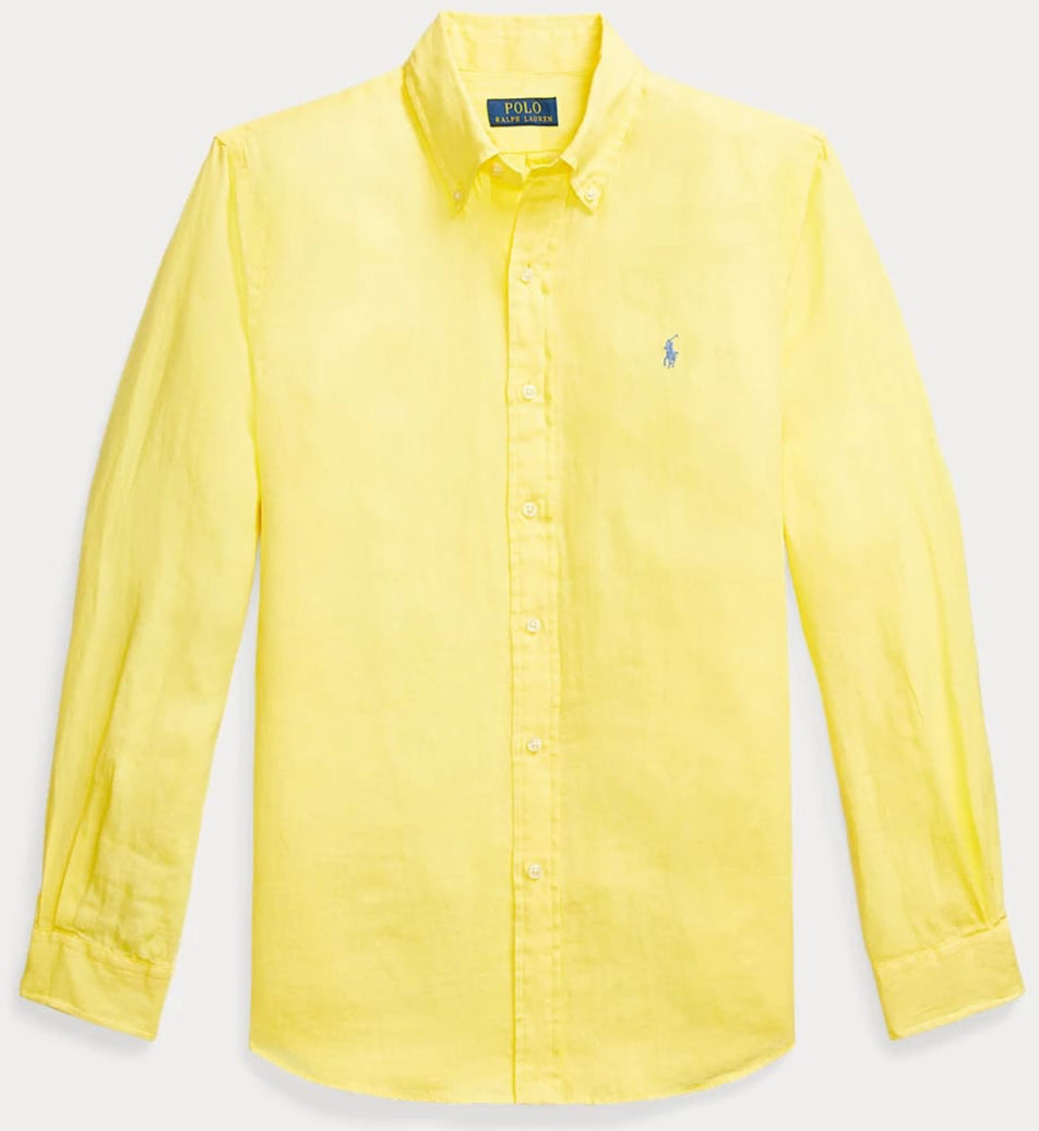 RL Yellow LINEN Shirt