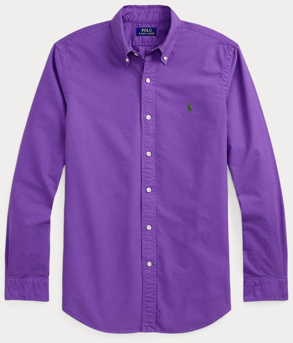 RL Poplin Purple Shirt