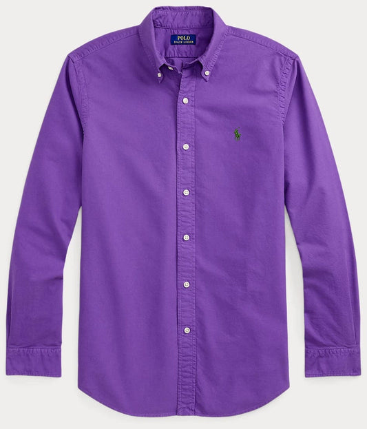 RL Poplin Purple Shirt