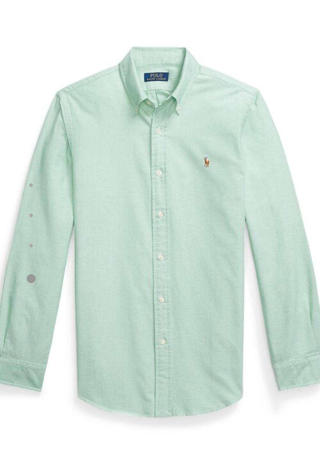 RL Poplin Aqua Green Shirt