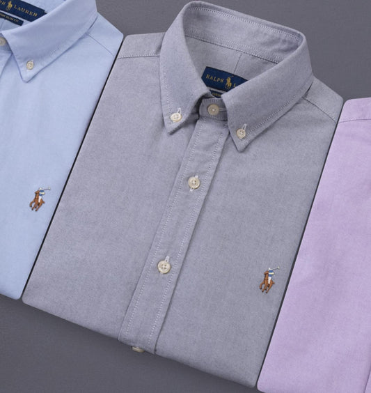 RL Grey Oxford Shirt