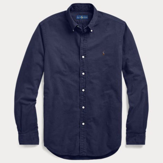 Navy Oxford Multi Logo