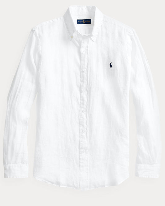 RL White LINEN Shirt