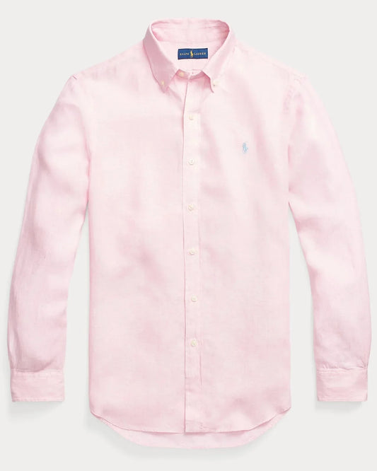 RL Pink LINEN Shirt