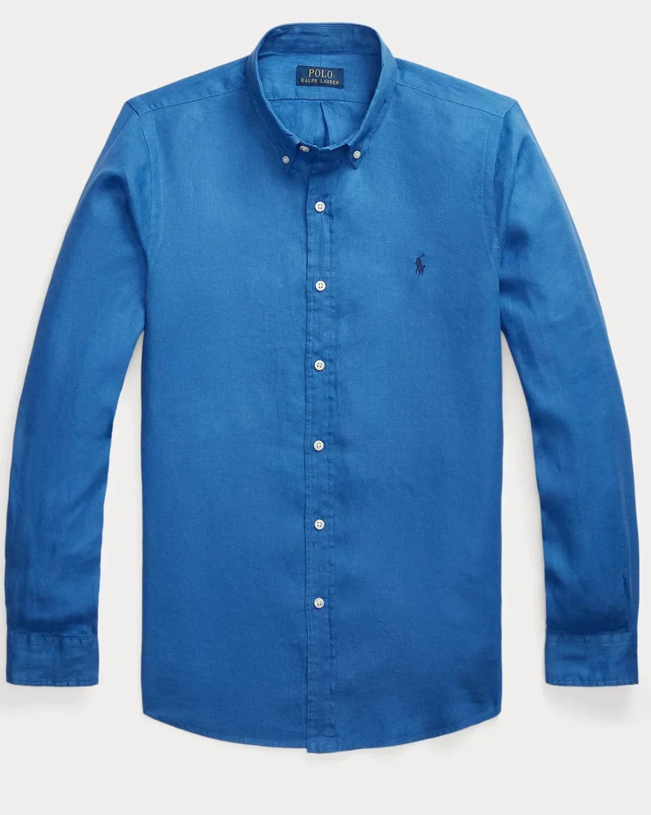 RL Royale Blue LINEN Shirt